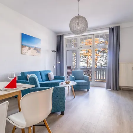 Apartment Strandidyll 6, Balkon Mit Meerblick Binz